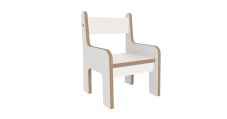 Keukenhof baby stoel zithoogte 20 cm Wit Tangara Groothandel voor de Kinderopvang Kinderdagverblijfinrichting5